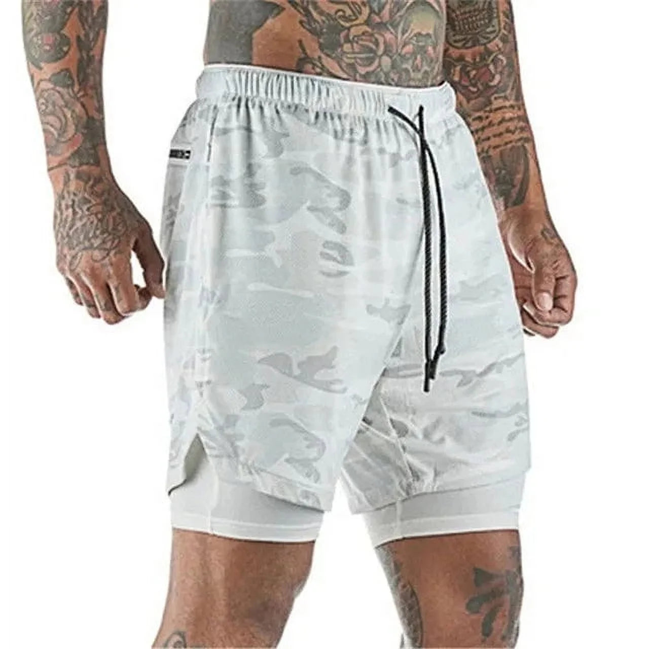 Men's Performance Double-Deck Running Shorts