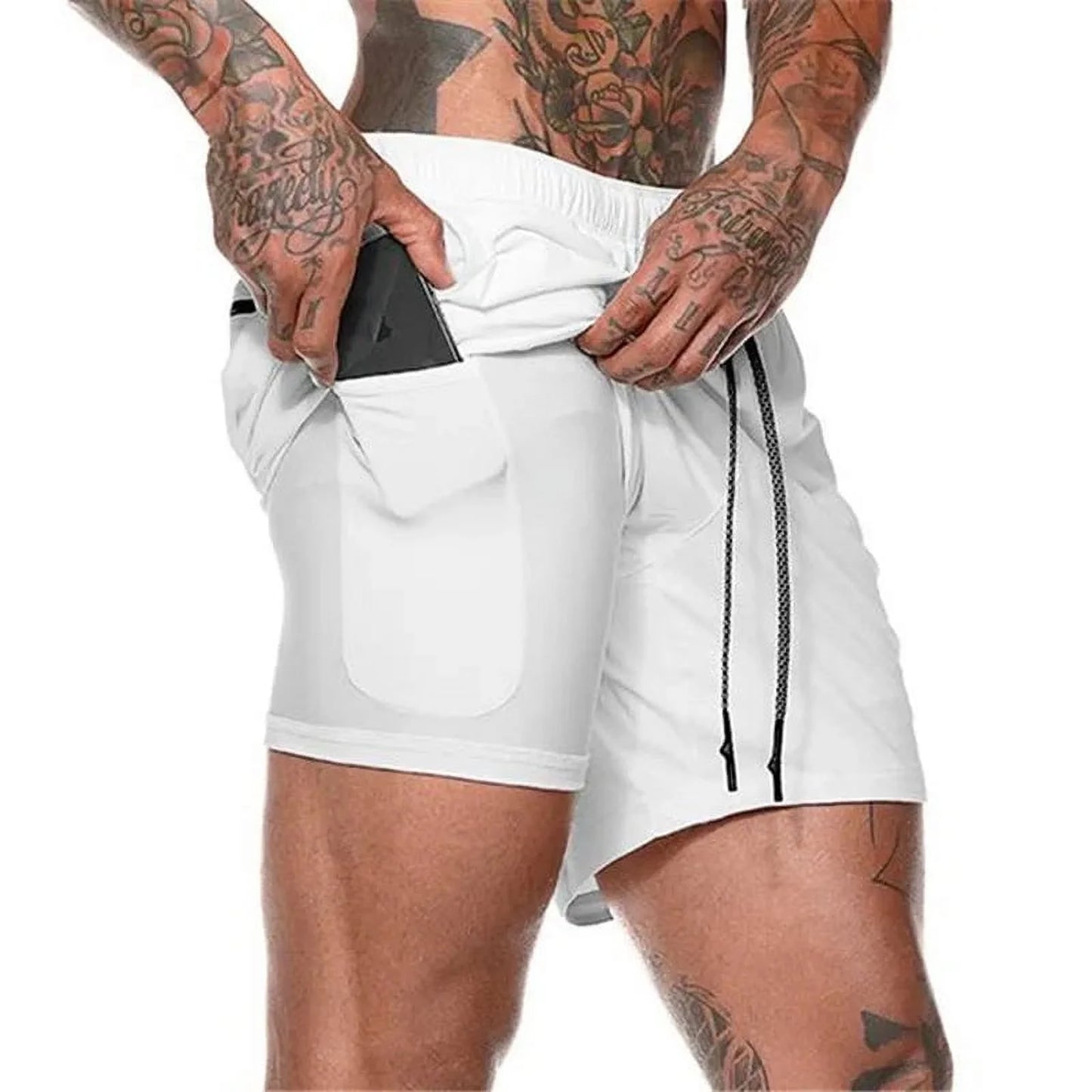 Men's Performance Double-Deck Running Shorts