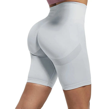 Yoga Shorts Women Fitness High Waisted Sports Shorts Seamless Push up Butt Gym Snorts Summer Workout Gym Shorts