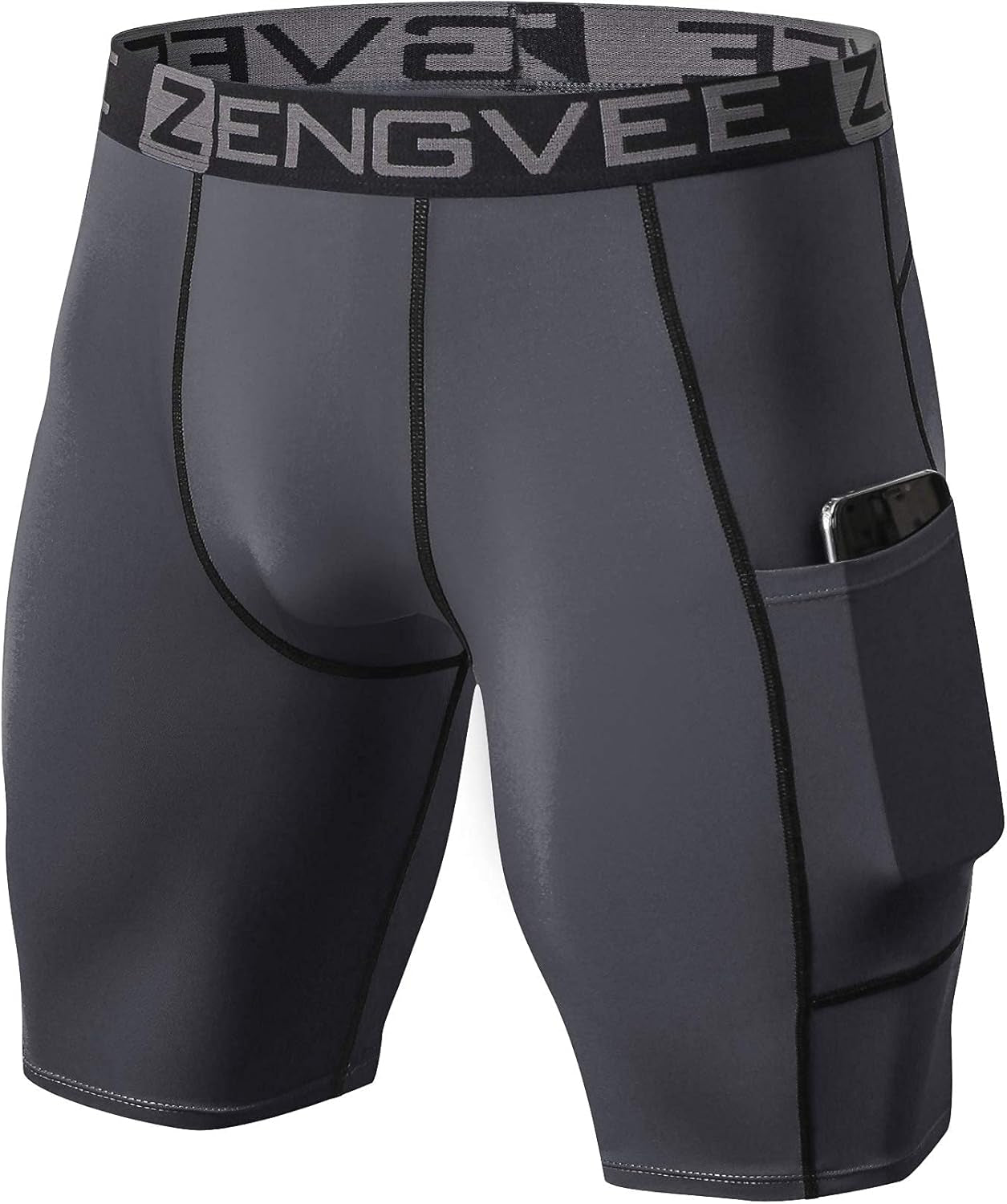 Men's 3-Pack Athletic Compression Shorts for Superior Performance in Running and Training