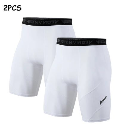 2-Pack Cool Dry Men's and Women's Running Tights - High-Performance Athletic Workout Cycling Shorts and Leggings