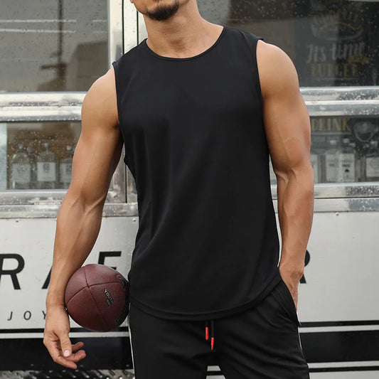 Ultimate Quick-Dry Sleeveless Gym Tank for Men – Perfect for Fitness & Training!