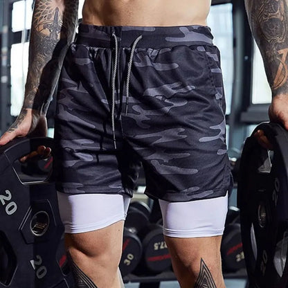 Men's Performance Double-Deck Running Shorts