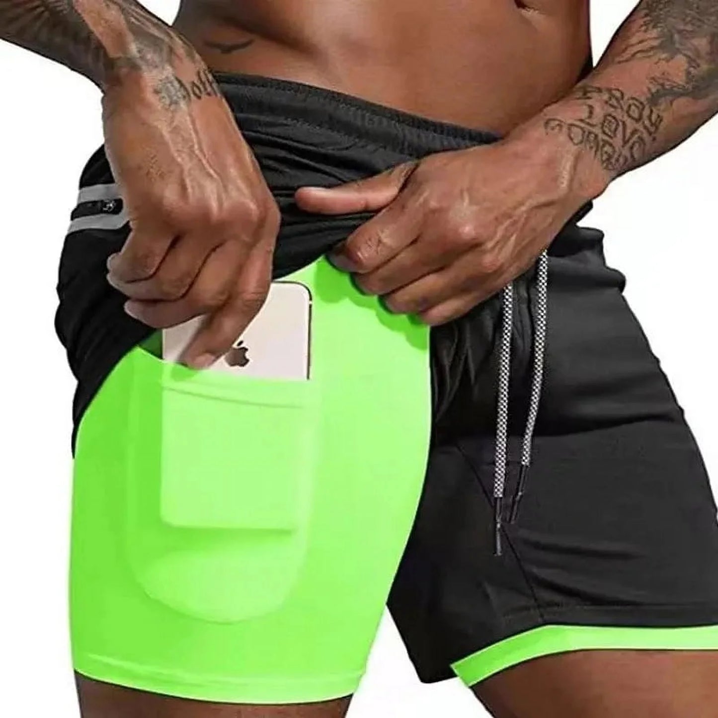 Men's Performance Double-Deck Running Shorts