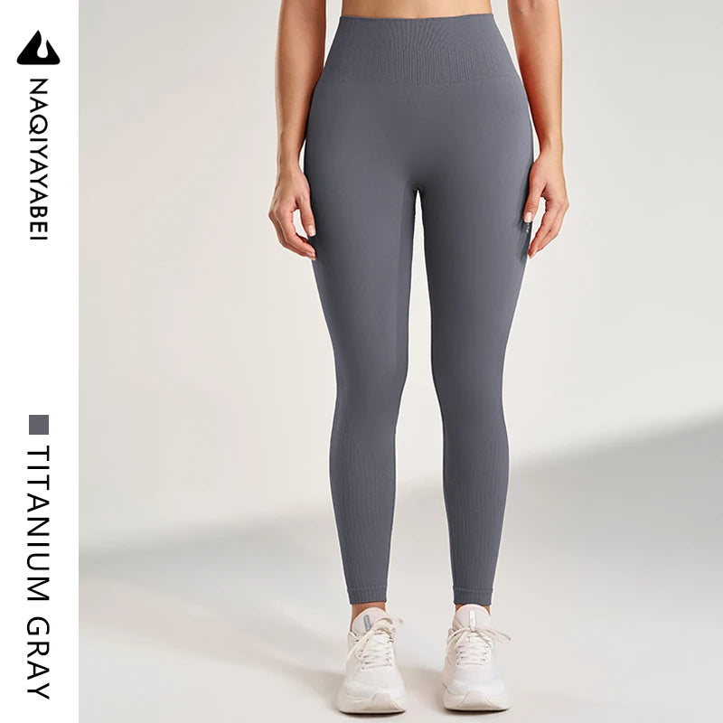 High Waist Women's Yoga & Running Pants - Breathable, Fast Dry Sports Leggings for Fitness & Performance