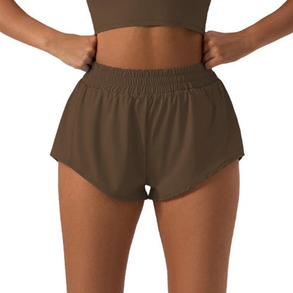 Stylish Women's Summer Low Waist 2.5" Fitness Shorts - Ideal for Gym, Running & Yoga