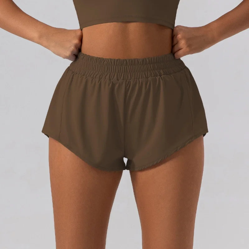 Stylish Women's Summer Low Waist 2.5" Fitness Shorts - Ideal for Gym, Running & Yoga