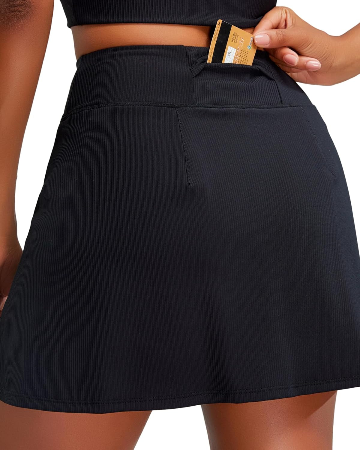 High-Waisted Women's Tennis Skirts with Pockets - Tummy Control Athletic Golf Skorts for Casual Workouts