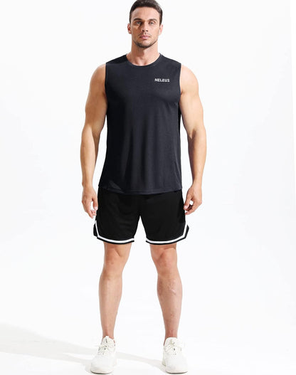 Maximize Performance: Men's Dry Fit Muscle Tank for Ultimate Running Comfort