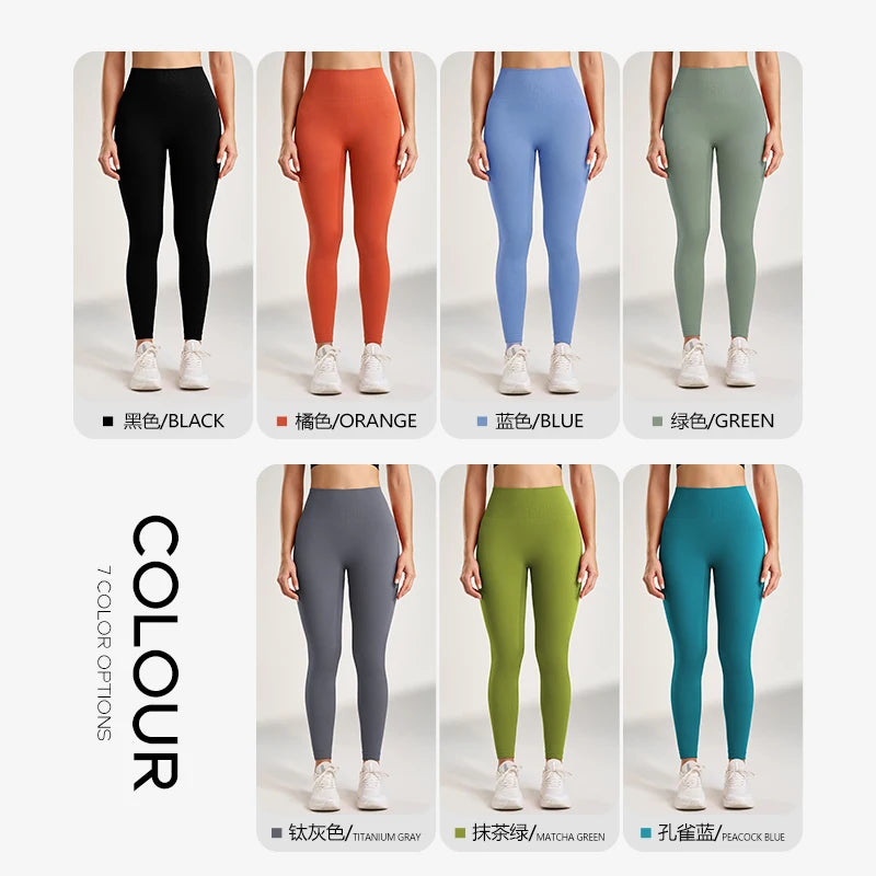 High Waist Women's Yoga & Running Pants - Breathable, Fast Dry Sports Leggings for Fitness & Performance