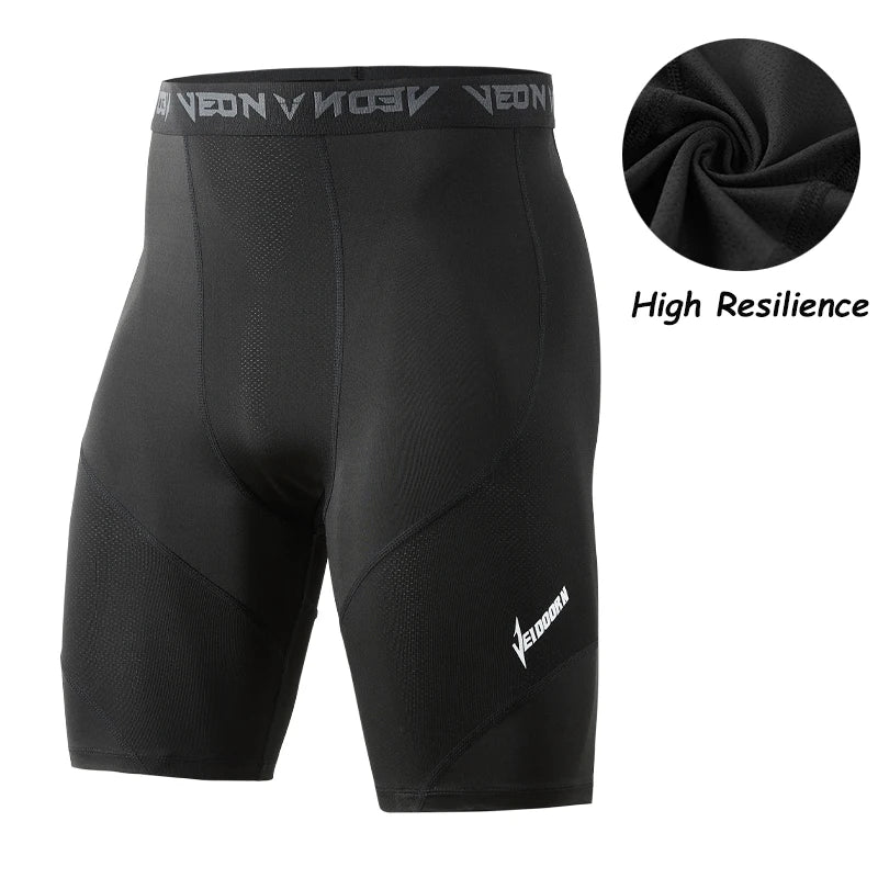2-Pack Cool Dry Men's and Women's Running Tights - High-Performance Athletic Workout Cycling Shorts and Leggings