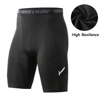 2-Pack Cool Dry Men's and Women's Running Tights - High-Performance Athletic Workout Cycling Shorts and Leggings