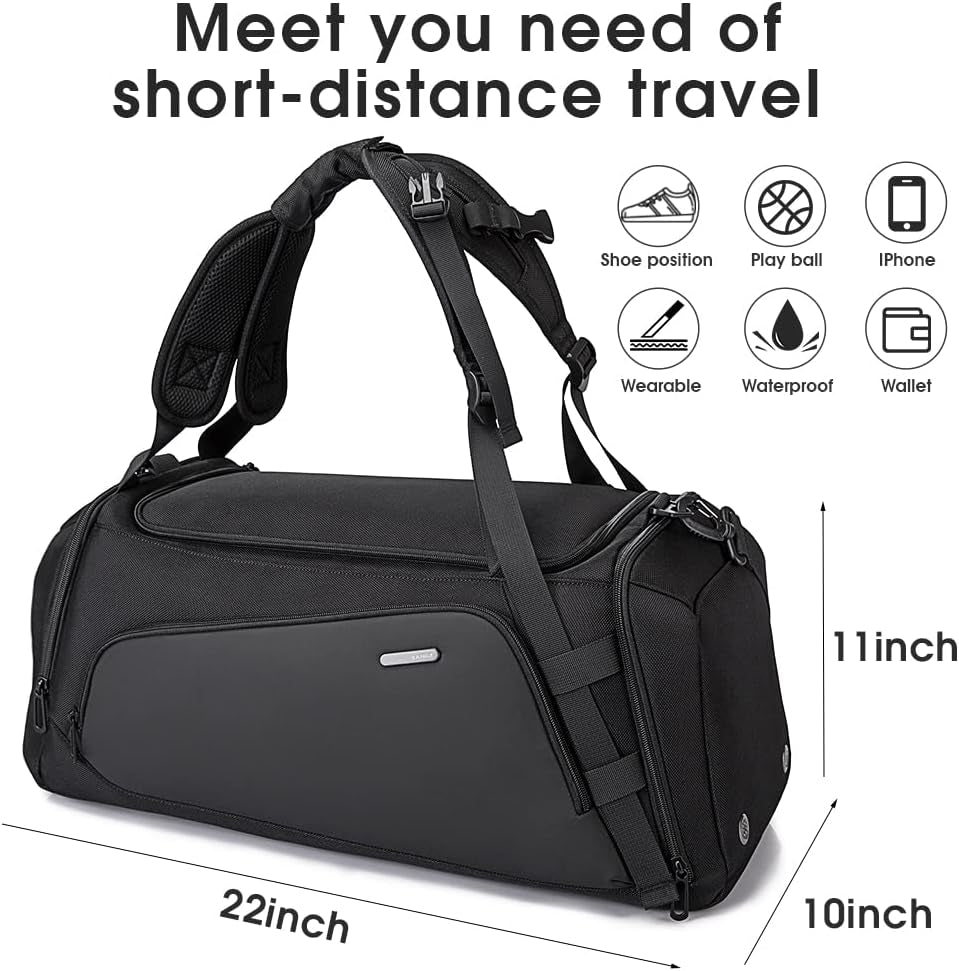 Stylish & Versatile Ultimate Gym Duffel Backpack for Active Men & Women!