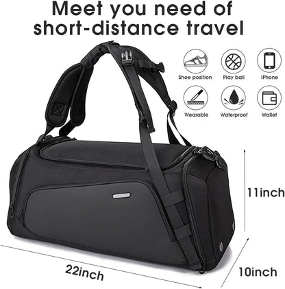 Stylish & Versatile Ultimate Gym Duffel Backpack for Active Men & Women!
