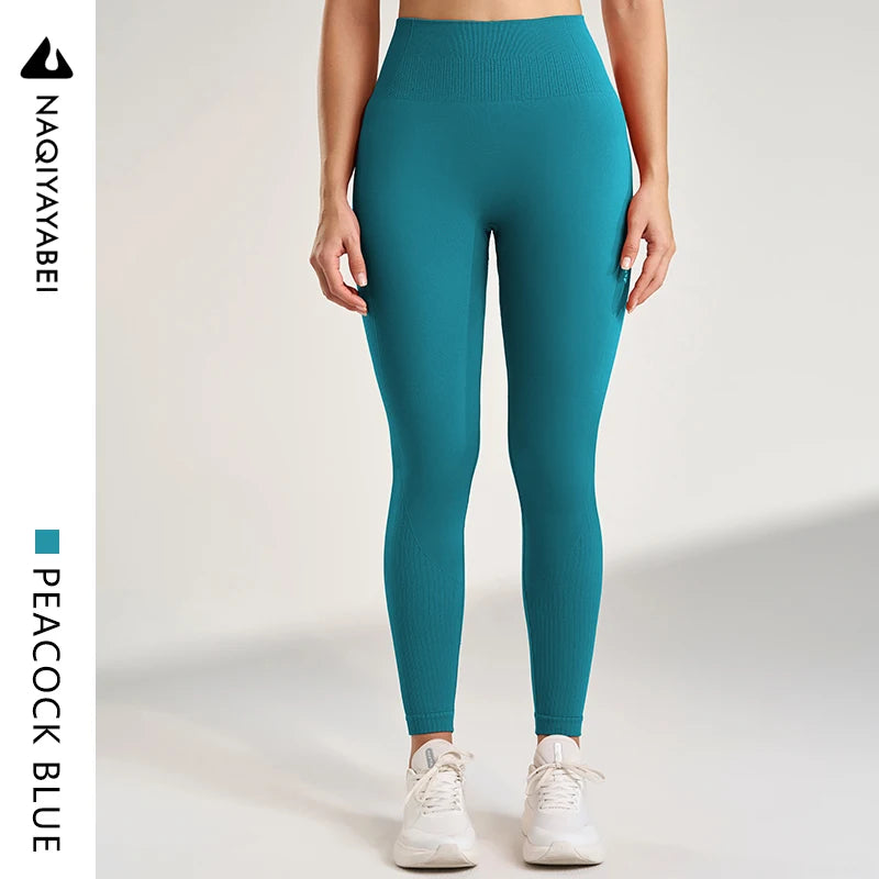 High Waist Women's Yoga & Running Pants - Breathable, Fast Dry Sports Leggings for Fitness & Performance