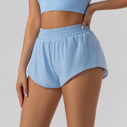 Stylish Women's Summer Low Waist 2.5" Fitness Shorts - Ideal for Gym, Running & Yoga