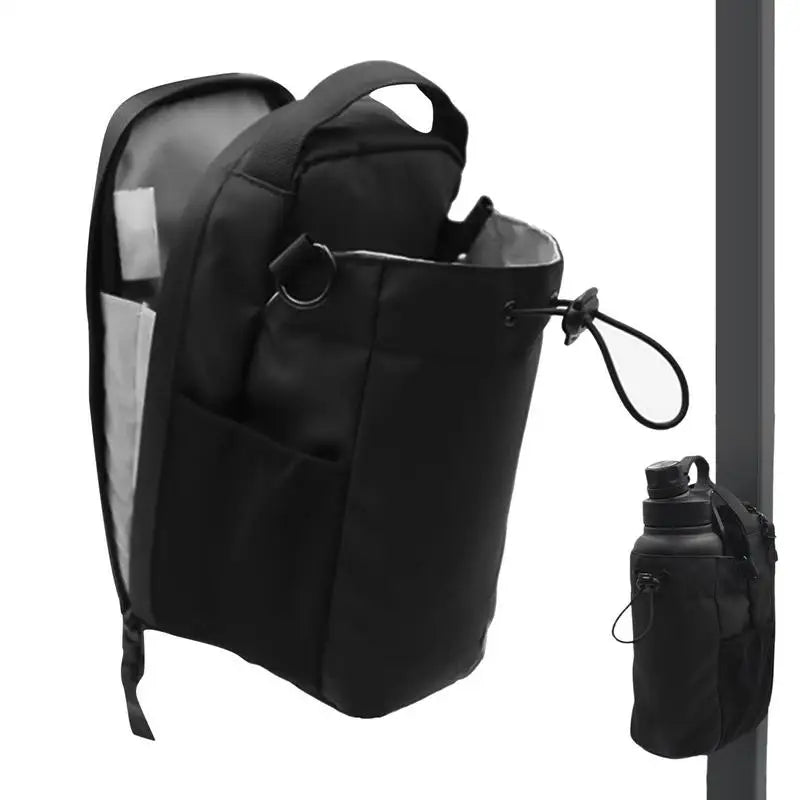 Large Capacity Magnetic Gym Bag with Phone Pocket & Water Bottle Pouch - Ultimate Organizer for Men