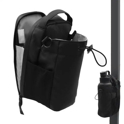 Large Capacity Magnetic Gym Bag with Phone Pocket & Water Bottle Pouch - Ultimate Organizer for Men