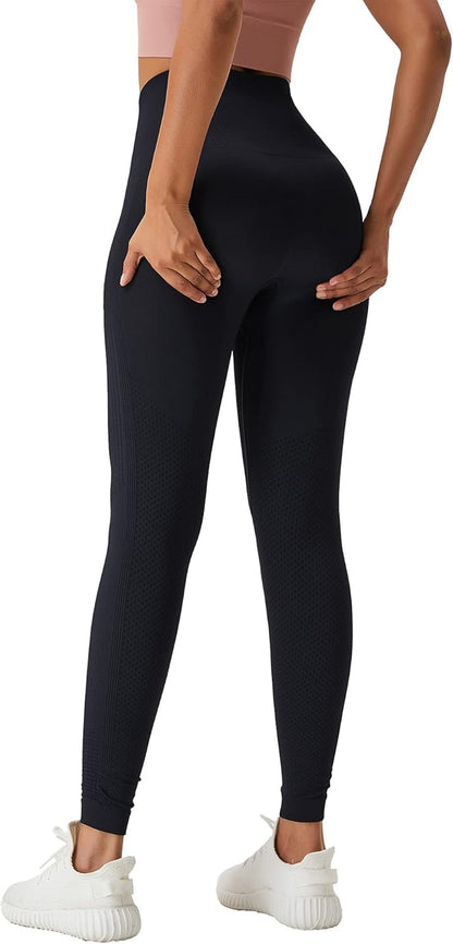 High Waisted Tummy Control Leggings for Women - Perfect Yoga & Workout Pants