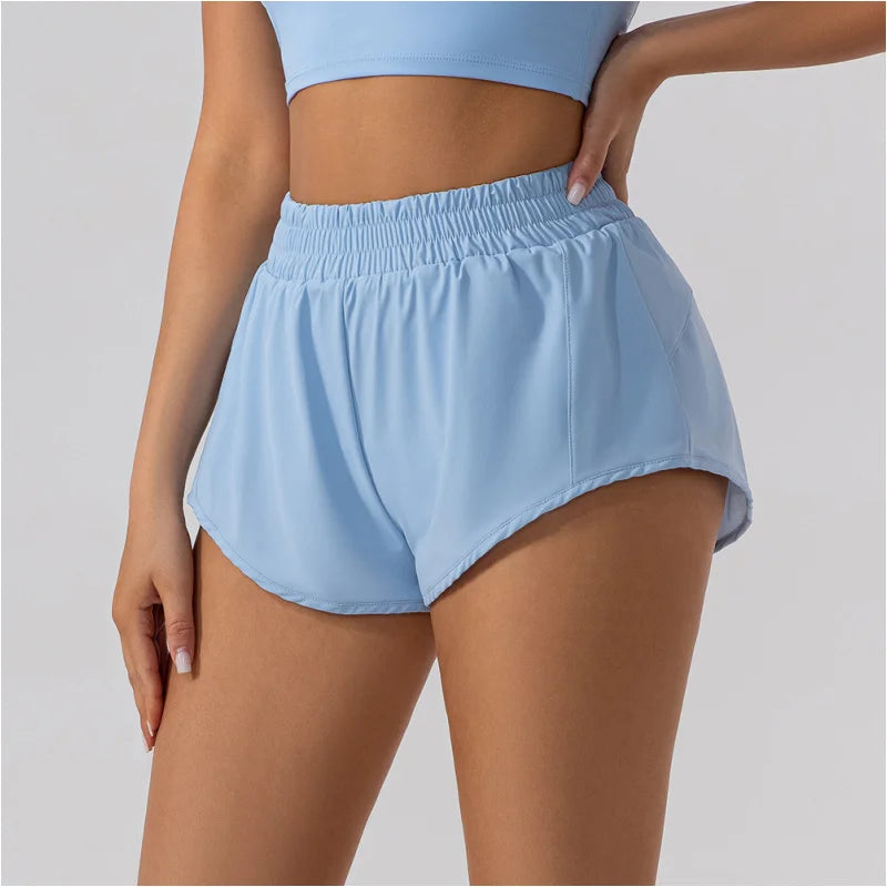 Stylish Women's Summer Low Waist 2.5" Fitness Shorts - Ideal for Gym, Running & Yoga