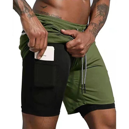 Men's Performance Double-Deck Running Shorts