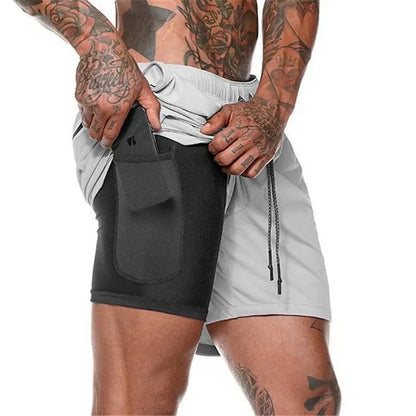 Men's Performance Double-Deck Running Shorts