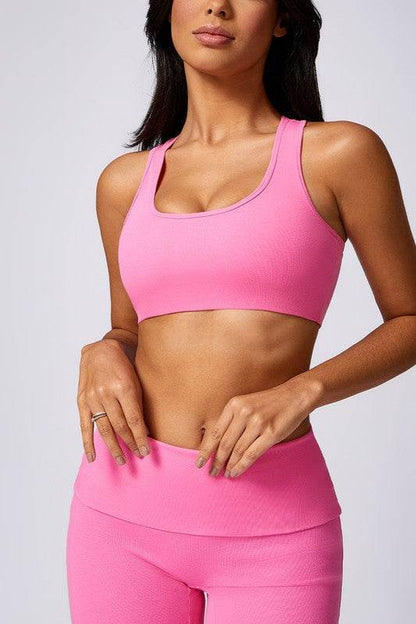 Stylish Back Running Tights & Yoga Sports Bras for Ultimate Comfort and Performance