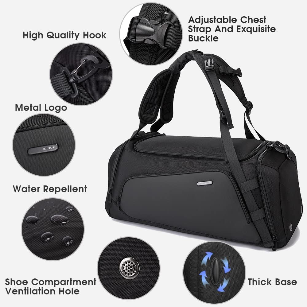 Stylish & Versatile Ultimate Gym Duffel Backpack for Active Men & Women!
