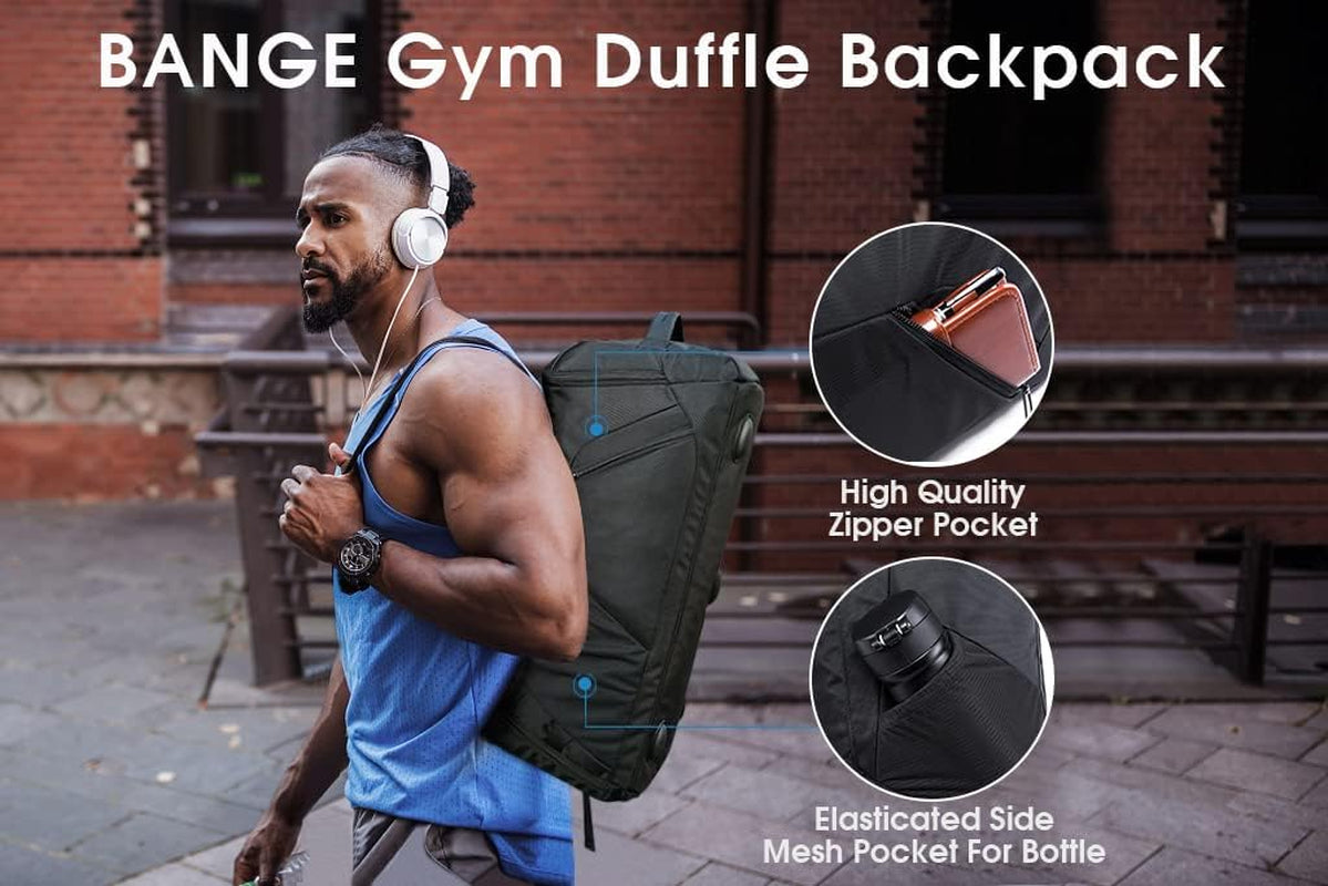 Stylish & Versatile Ultimate Gym Duffel Backpack for Active Men & Women!