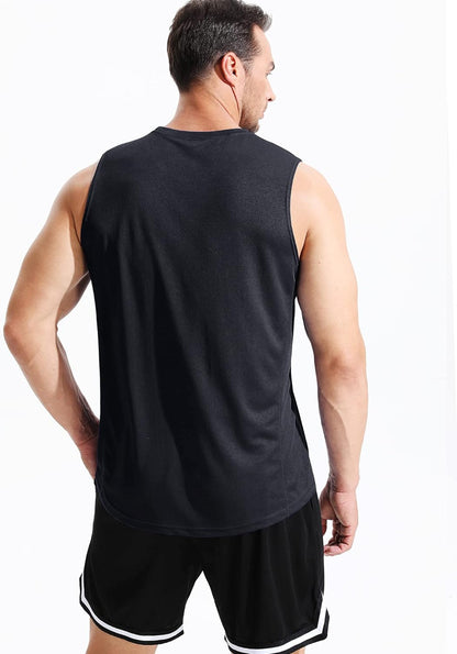 Maximize Performance: Men's Dry Fit Muscle Tank for Ultimate Running Comfort