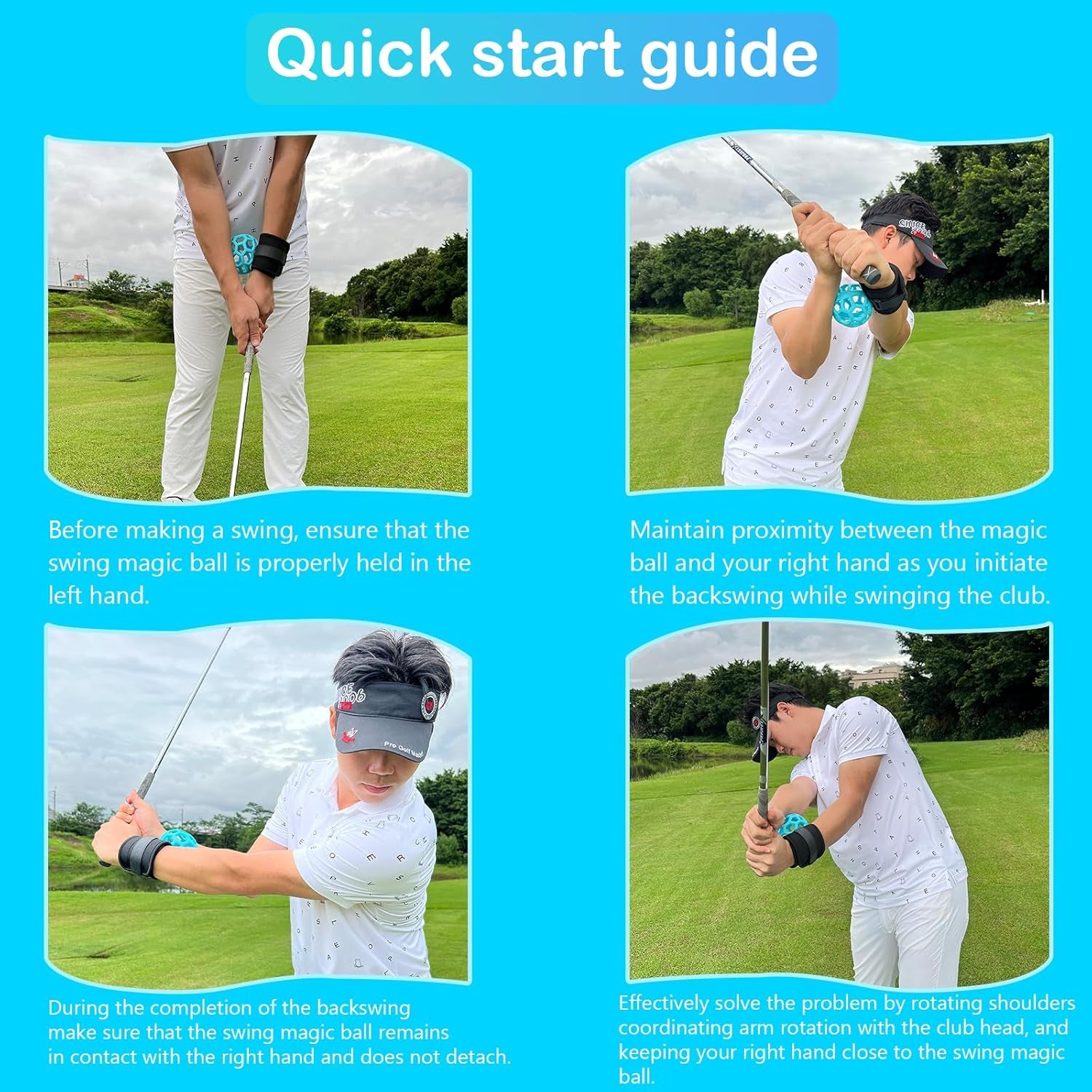 Smart Golf Trainer Ball - Essential Swing Aid for Beginners and Pros