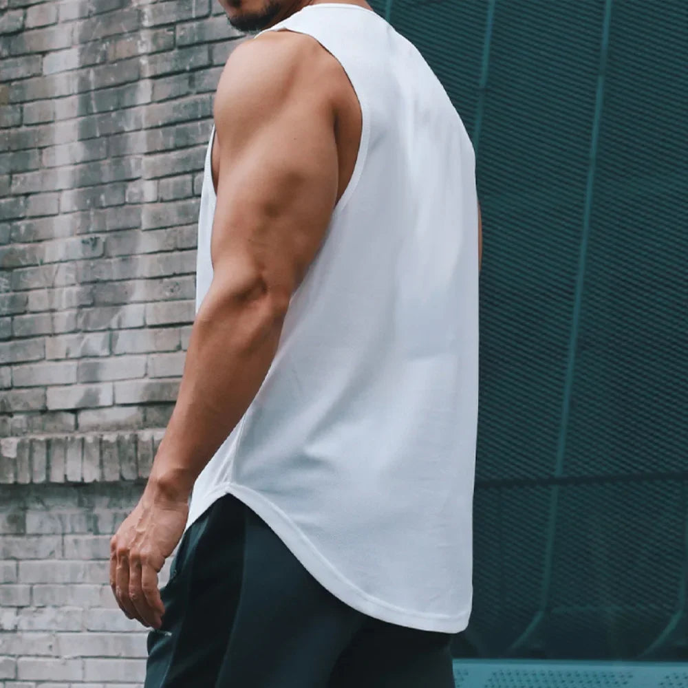 Ultimate Quick-Dry Sleeveless Gym Tank for Men – Perfect for Fitness & Training!
