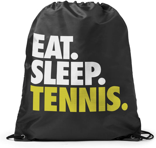 Eat Sleep Tennis Cinch Sack - Perfect Tennis Sport Pack for Players!