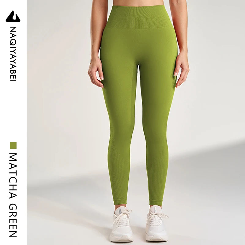 High Waist Women's Yoga & Running Pants - Breathable, Fast Dry Sports Leggings for Fitness & Performance