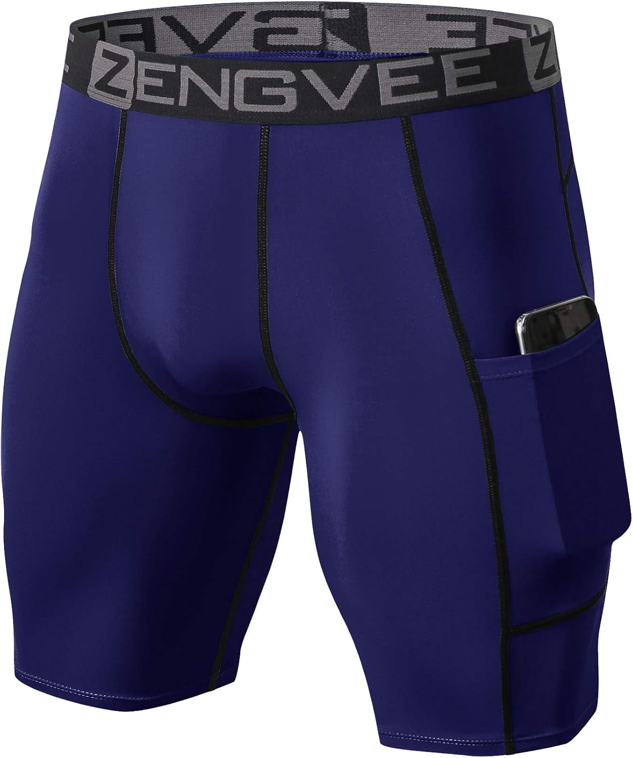Men's 3-Pack Athletic Compression Shorts for Superior Performance in Running and Training