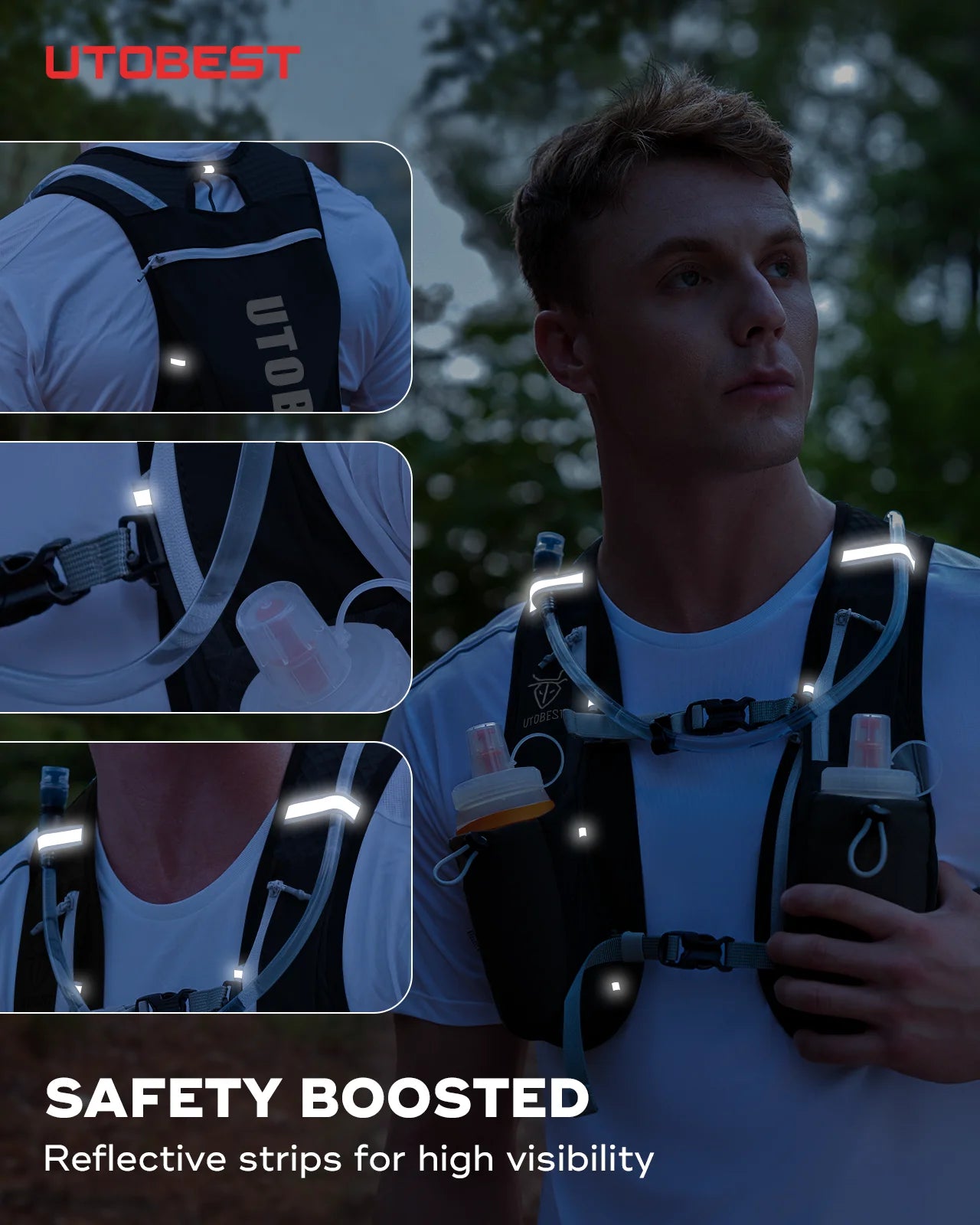 Lightweight 5L Running Backpack Hydration Vest - Ultimate Comfort for Runners