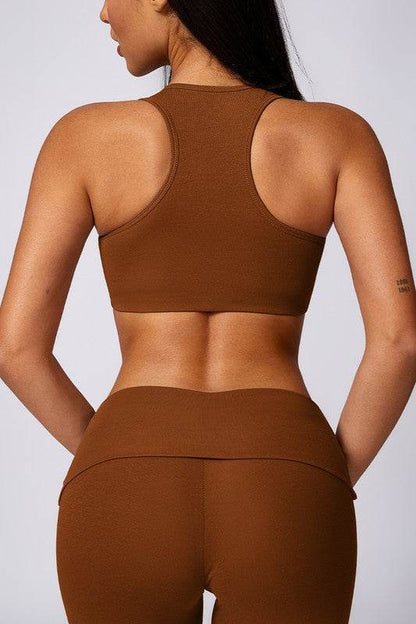 Stylish Back Running Tights & Yoga Sports Bras for Ultimate Comfort and Performance