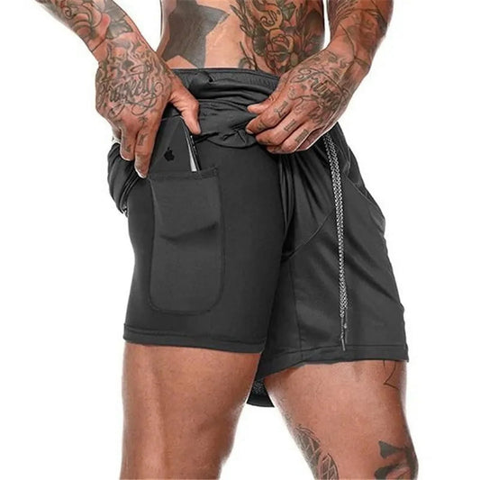 Men's Performance Double-Deck Running Shorts