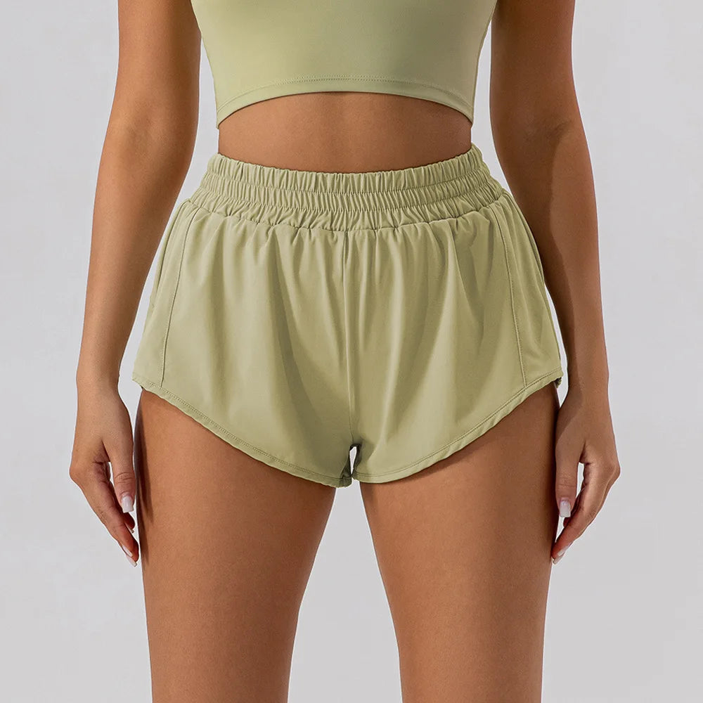 Stylish Women's Summer Low Waist 2.5" Fitness Shorts - Ideal for Gym, Running & Yoga