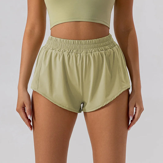 Stylish Women's Summer Low Waist 2.5" Fitness Shorts - Ideal for Gym, Running & Yoga