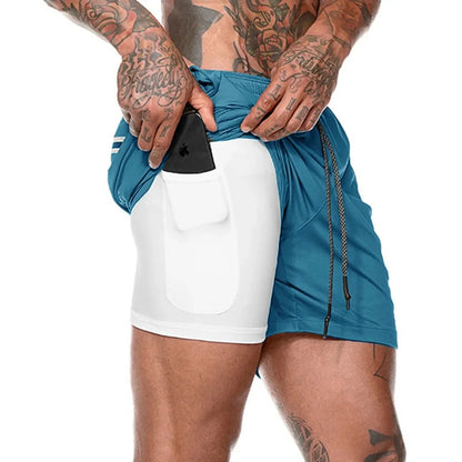 Men's Performance Double-Deck Running Shorts