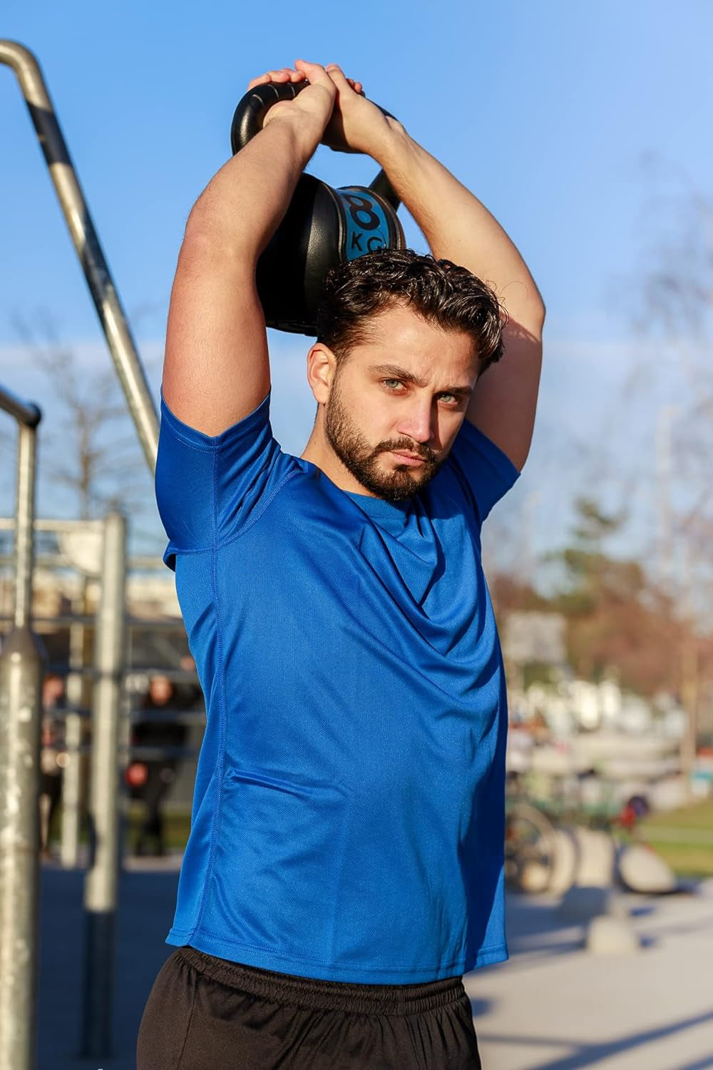 Elevate Your Workout: Men's 3-Pack Quick-Dry Moisture-Wicking Athletic T-Shirts