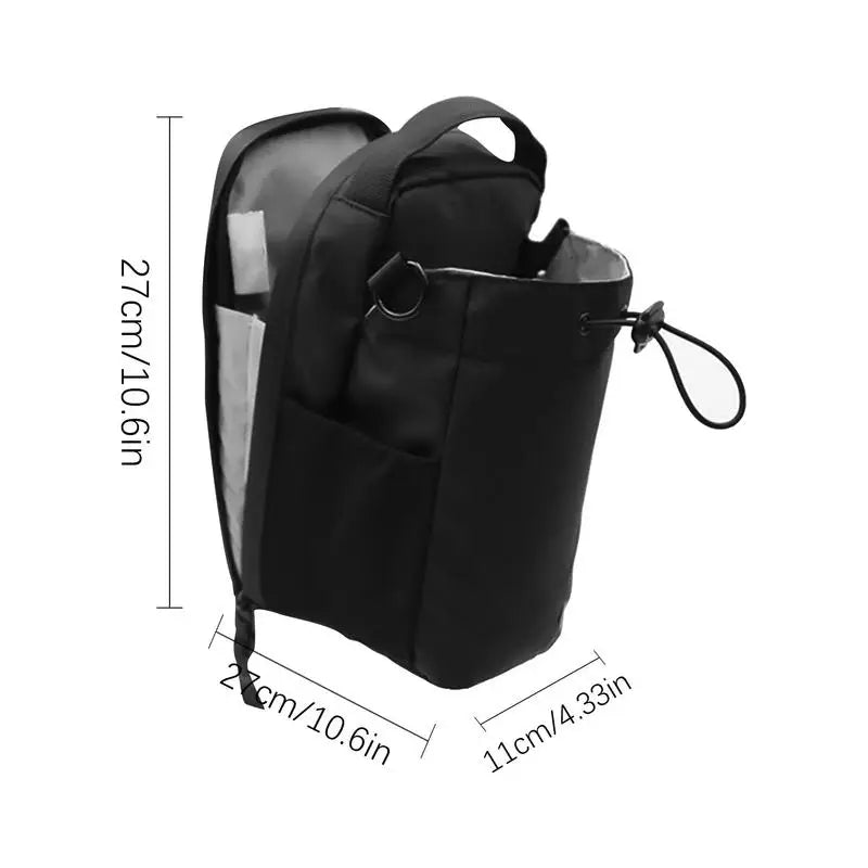 Large Capacity Magnetic Gym Bag with Phone Pocket & Water Bottle Pouch - Ultimate Organizer for Men