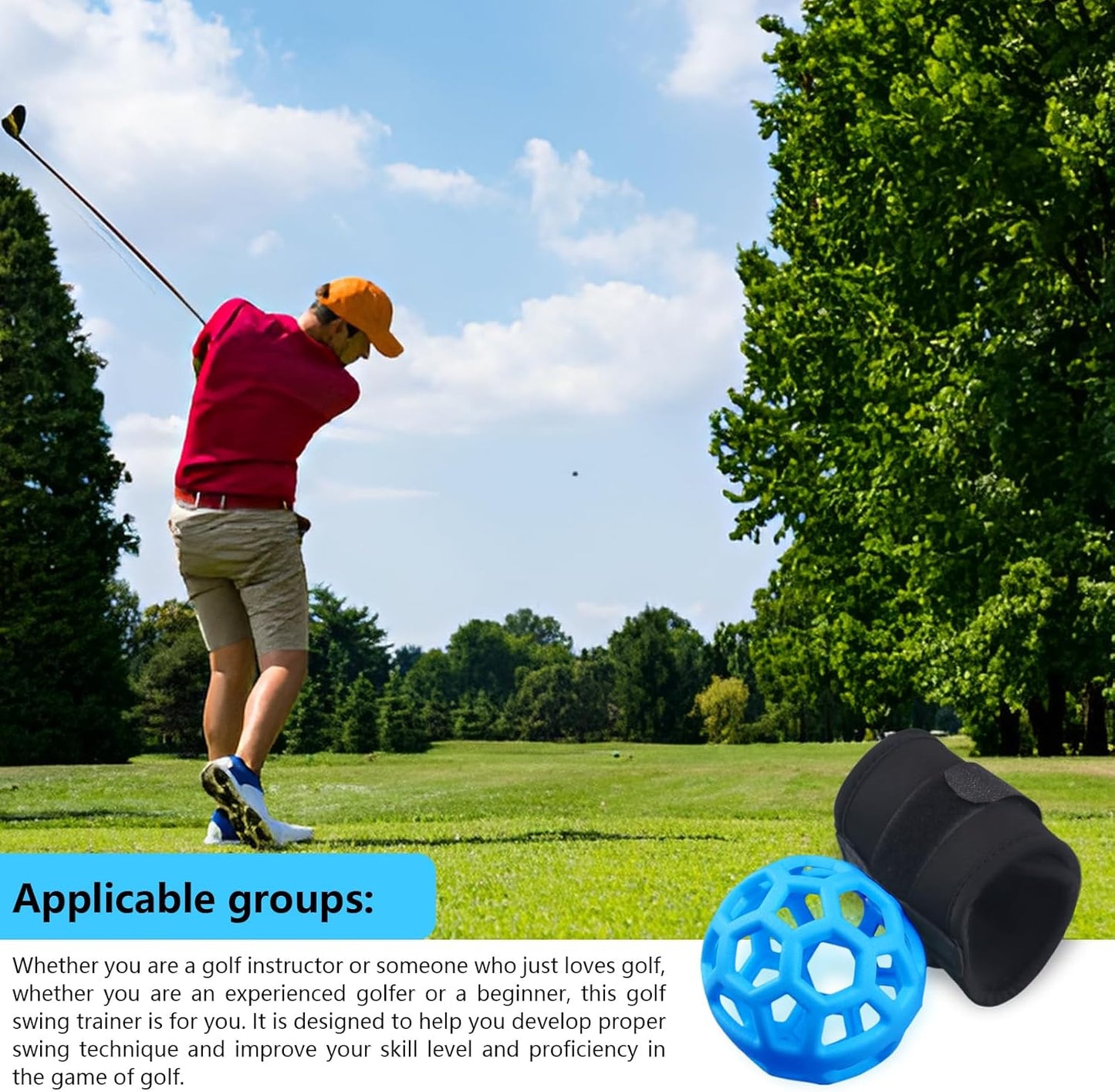 Smart Golf Trainer Ball - Essential Swing Aid for Beginners and Pros