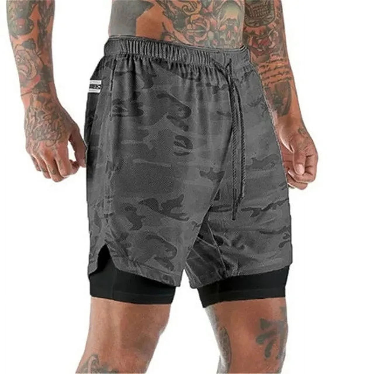 Men's Performance Double-Deck Running Shorts
